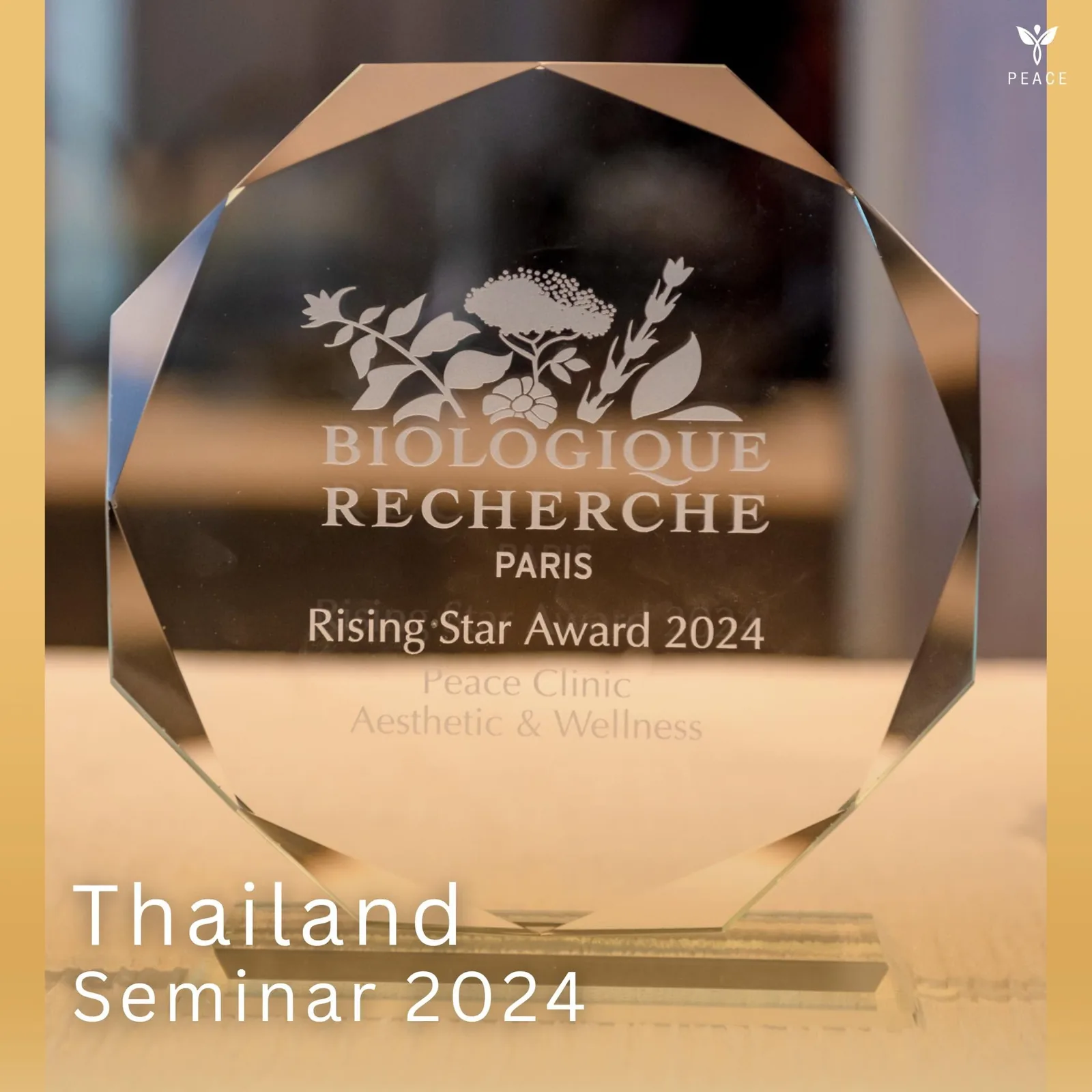 Biologique Recherche Thailand Seminar 2024 — Rising Star Award