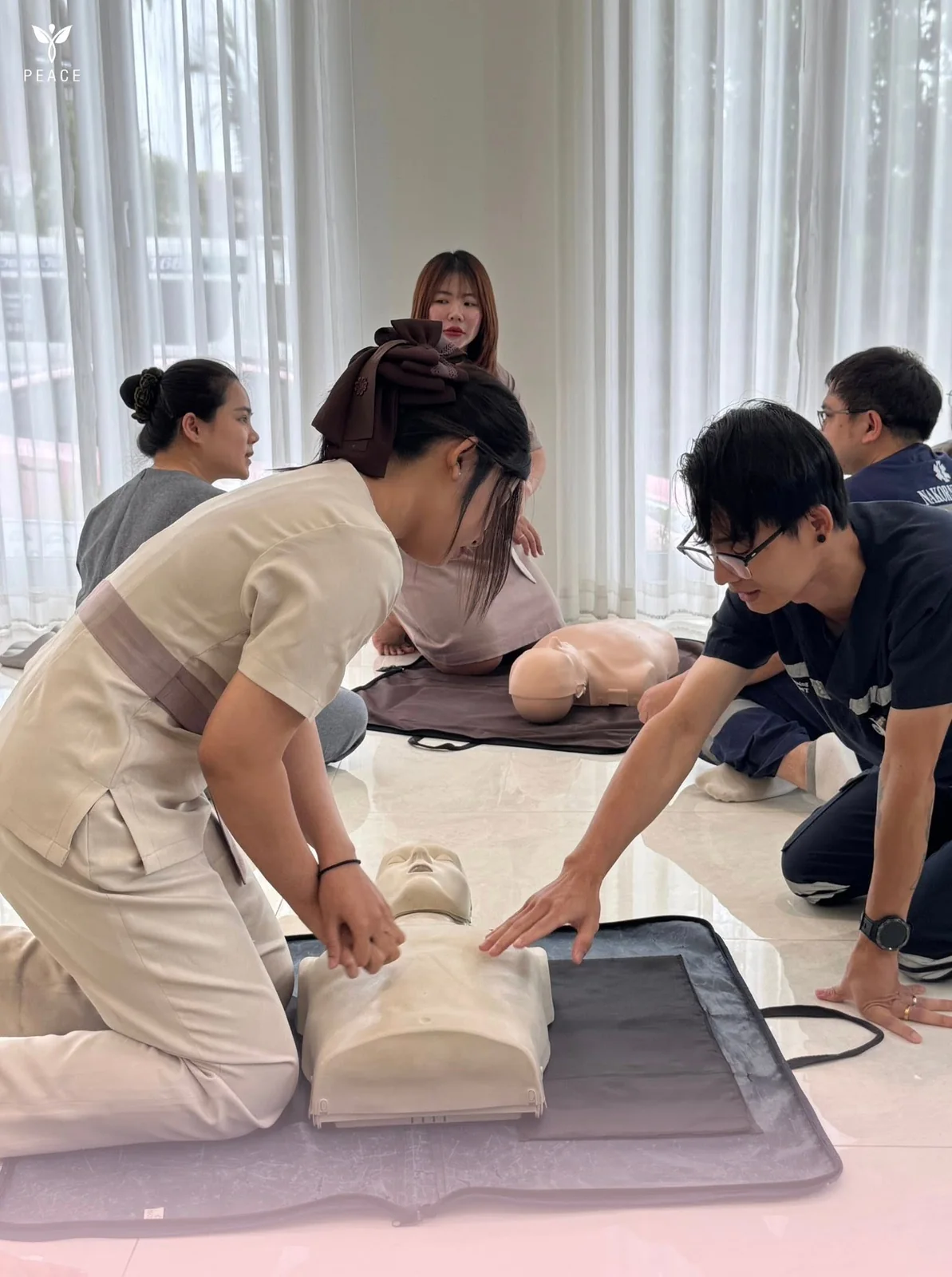 อบรมปฐมพยาบาลเบื้องต้นและการช่วยฟื้นคืนชีพ (CPR)