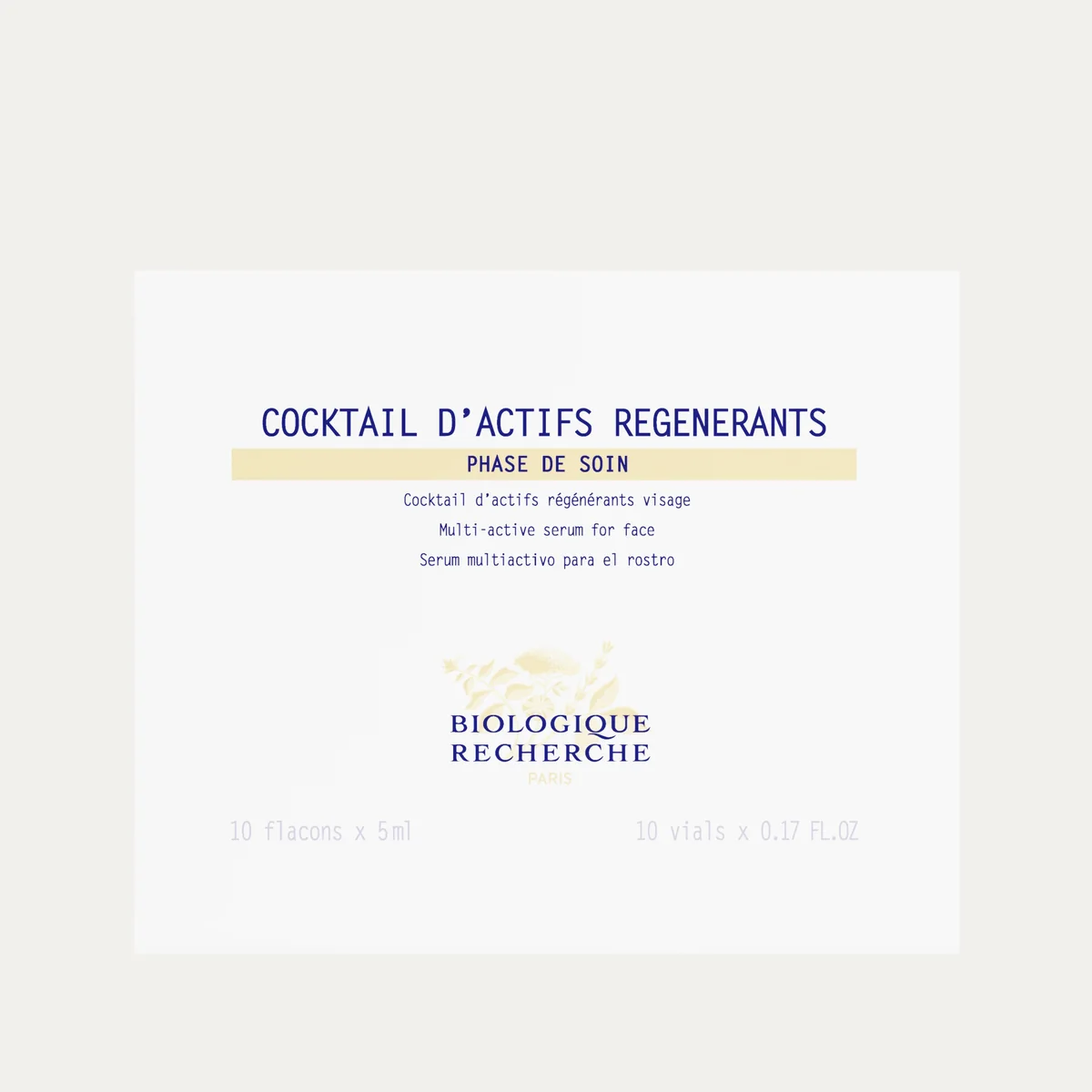 COCKTAIL D'ACTIFS REGENERANTS (Boite de 10 Ampoules)