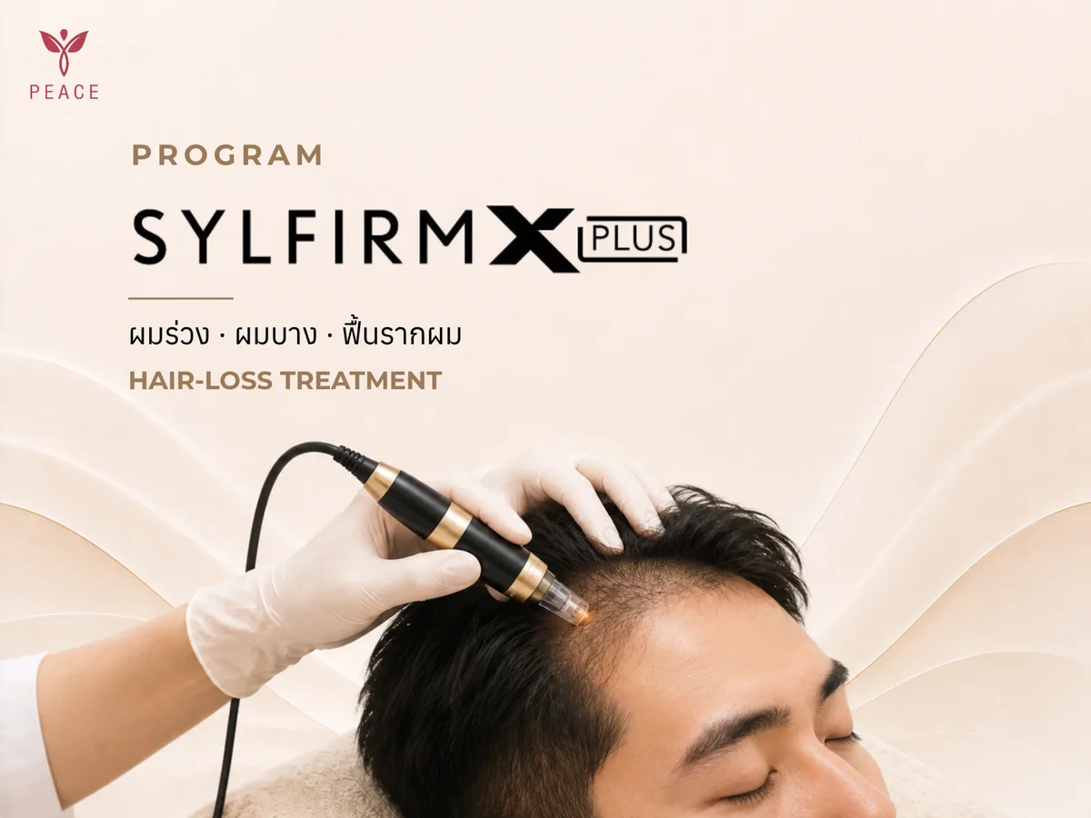 Sylfirm X รักษาผมบาง ที่ Peace Clinic แม่สอด